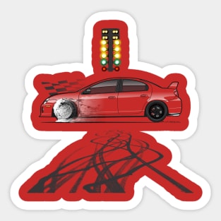 Drag Multicolor Sticker